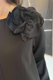 Oscar Remi Cocoon Dress Pin Stripe